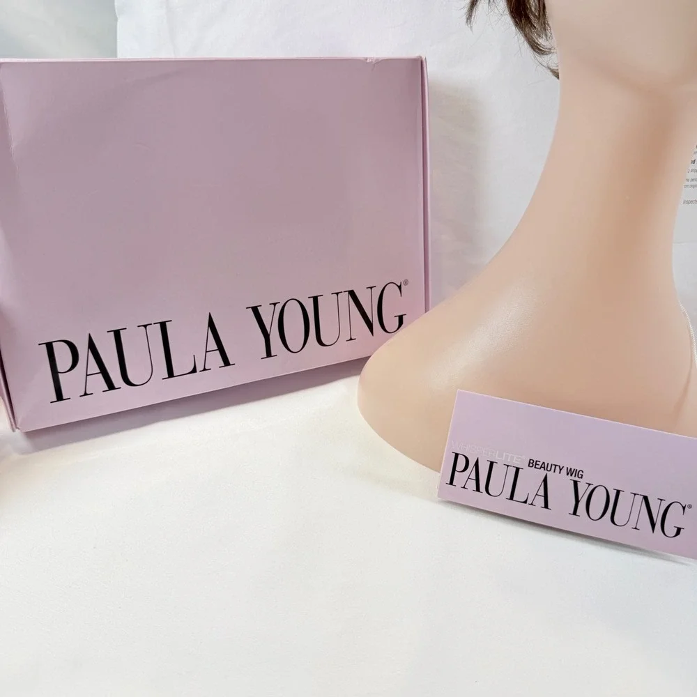 Paula Young Rockwood-A Wig Womens Average Size 10 Brown Short Layered Synthetic